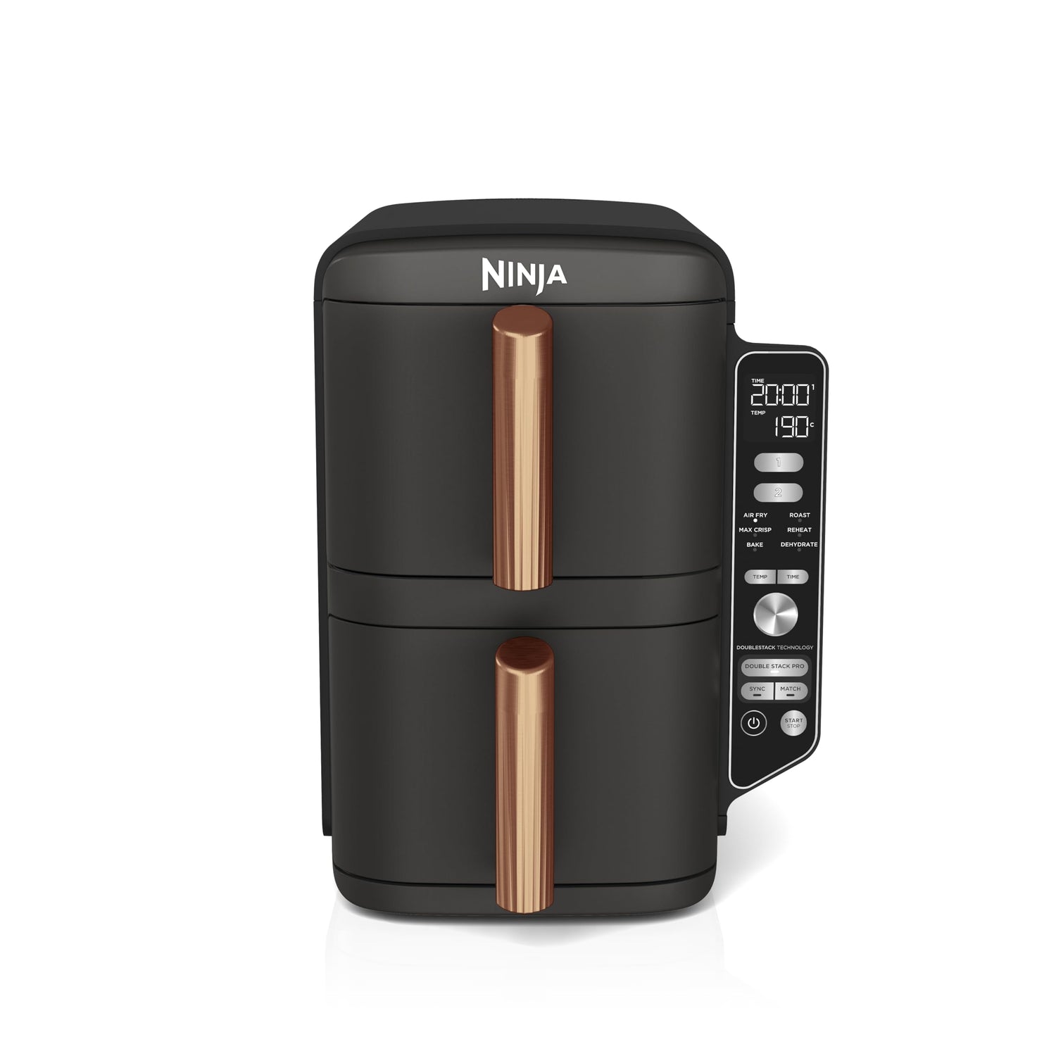 Ninja Double Stack XL Air Fryer, Vertical Dual Drawer Air Fryer with 4 cooking levels, 2 Drawers & 2 Racks