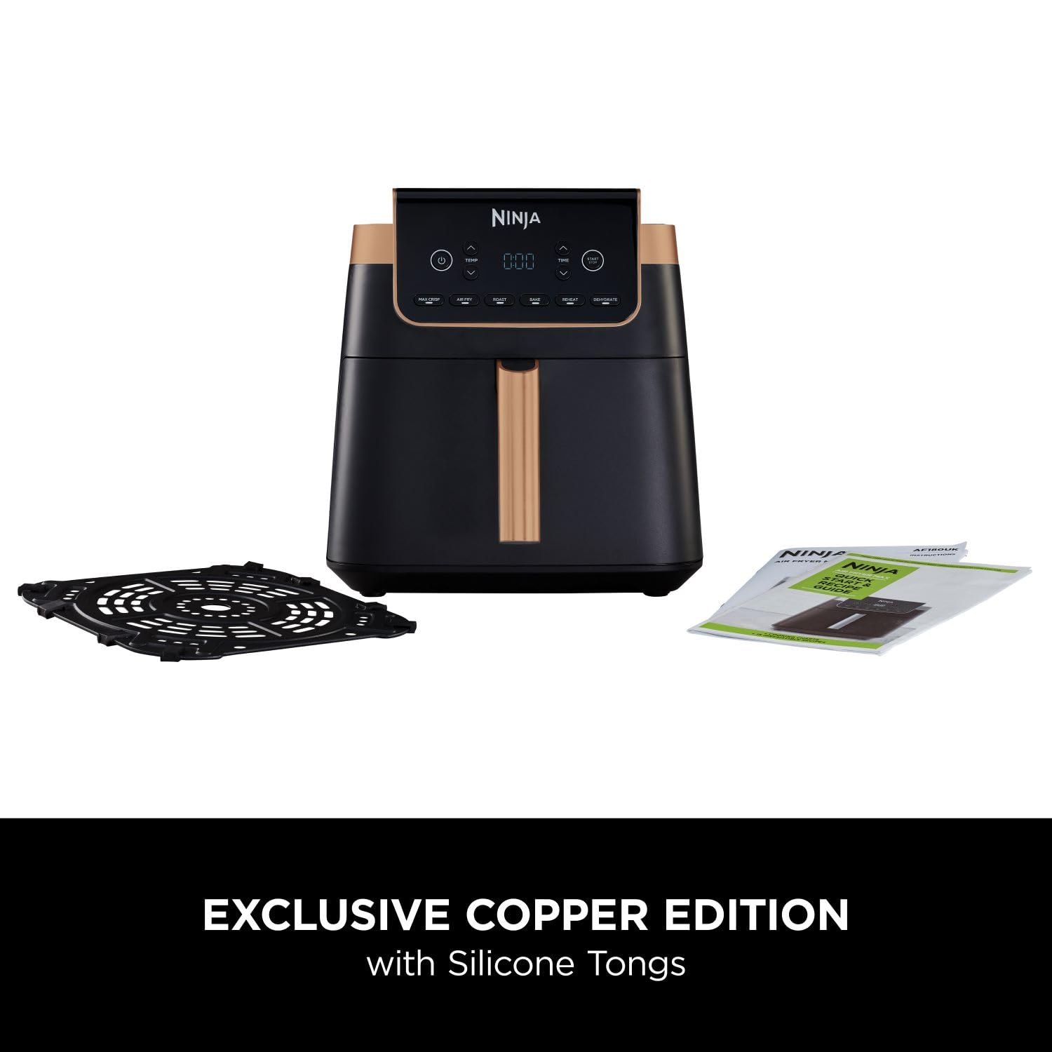 Ninja Air Fryer MAX PRO, 6.2L, Uses No Oil, Large Square Single Drawer, Roast, Bake, Air Fry