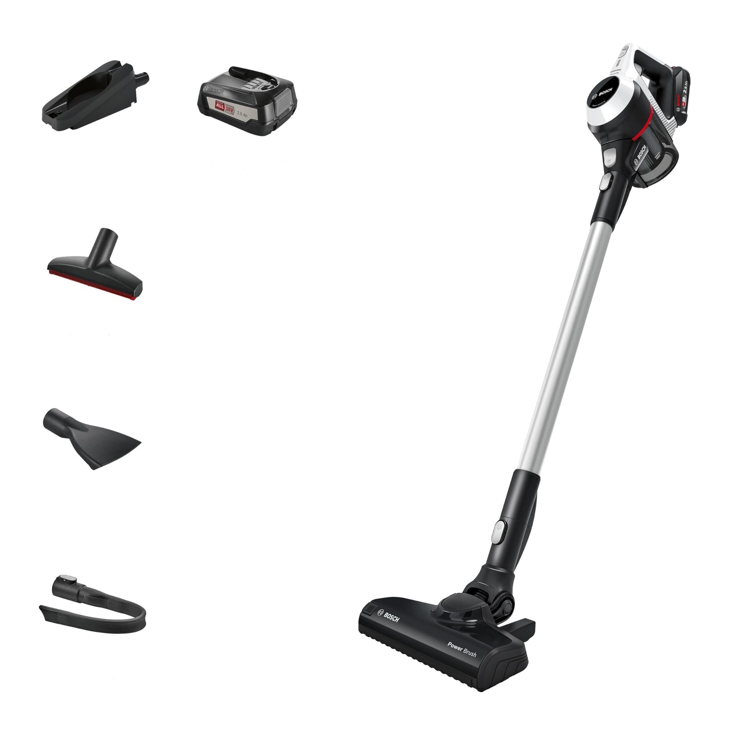 Bosch BCS612GB Unlimited 6 ProHome Cordless Stick Vacuum Cleaner, Ultra Lightweight Design