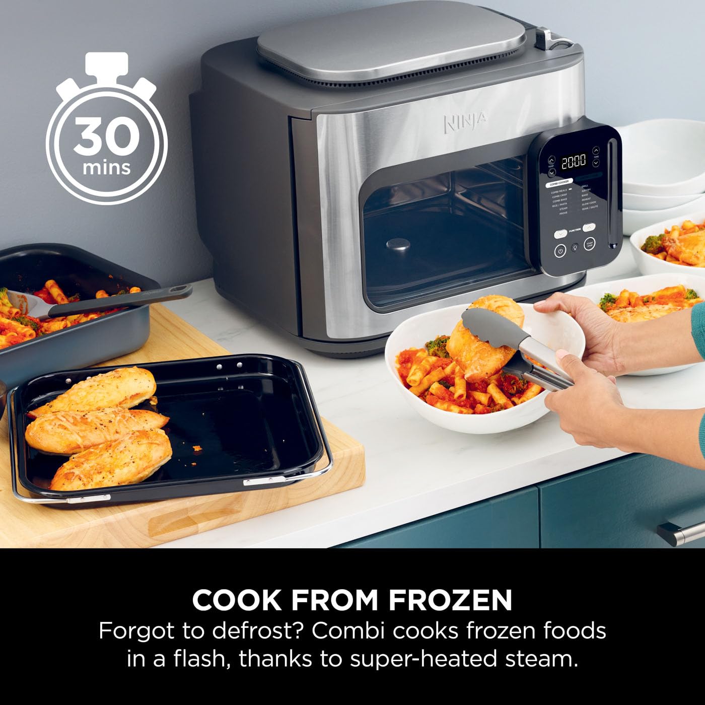 Ninja Combi 12-In-1 Multi-Cooker, Oven & Air Fryer, 12 Cooking Functions, Make 15 Minute