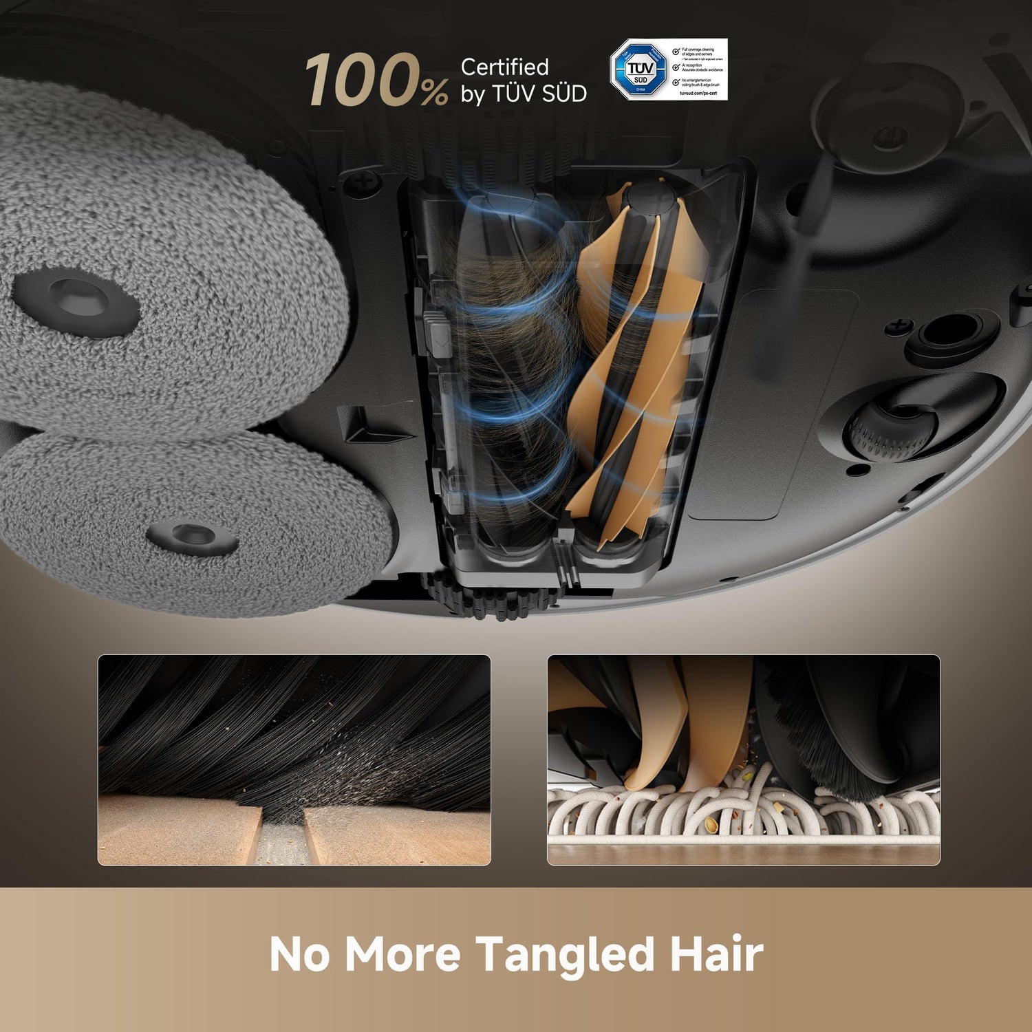 Dreame X50 Ultra Complete Robot Vacuum and Mop, 20,000Pa Suction, 6 cm Obstacle Clearance, Hot Water Mop Cleaning, White