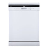 COMFEE' Freestanding Dishwasher FD1435E-W with 14 place settings, Full Size, 44dB, Wide LED Display
