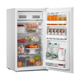 COMFEE' RCD93WH2(E) Under Counter Fridge, 93L Small Fridge with Cooler Box, Interior Light